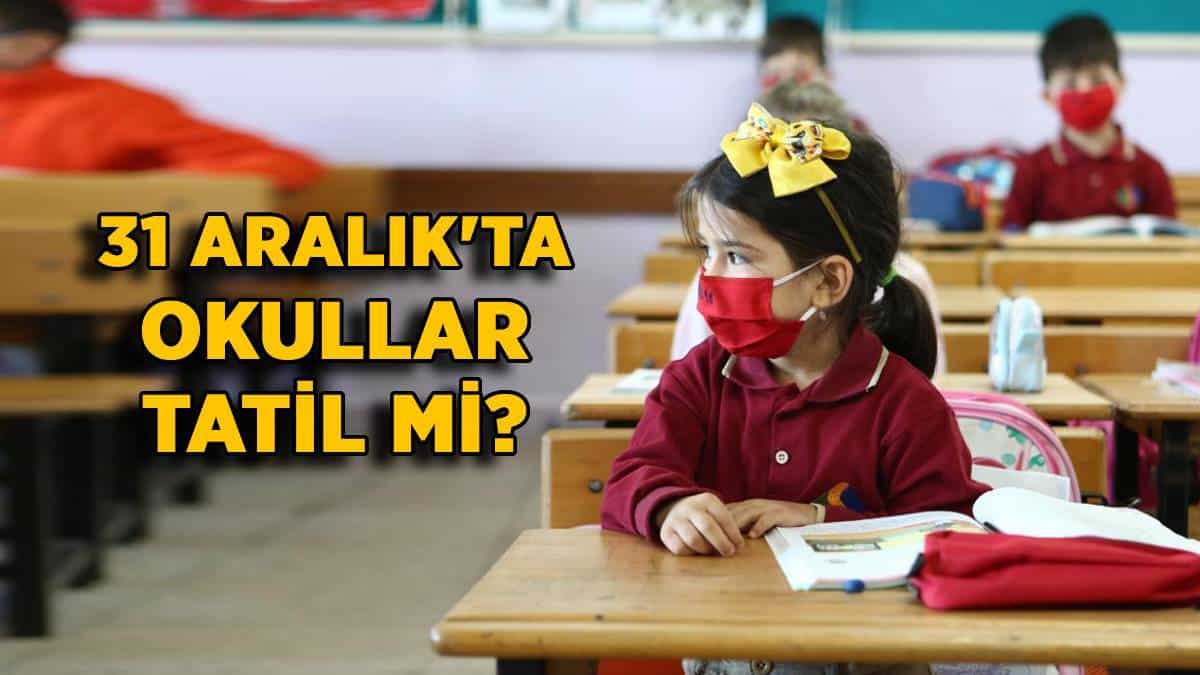 31 Aralık’ta Ordu’da Okullar Tatil Mi? Hangi İller'de Tatil