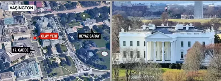Beyaz Saray Yakınlarında Silahlı Çatışma! Gizli Servis Şüpheliyi Vurdu