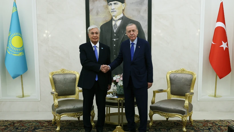 Kazakistan Lideri Türkiye’de: Erdoğan ve Tokayev Baş Başa Görüştü