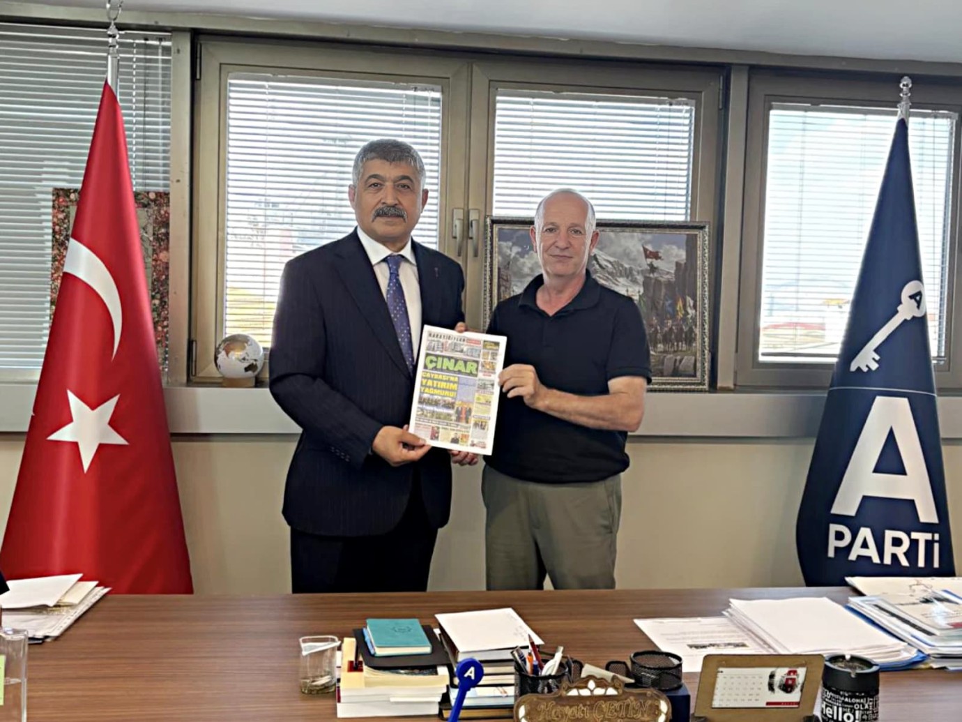 Gazeteci Hamza Alp’ten Ankara’da Anahtar Parti’ye Ziyaret!