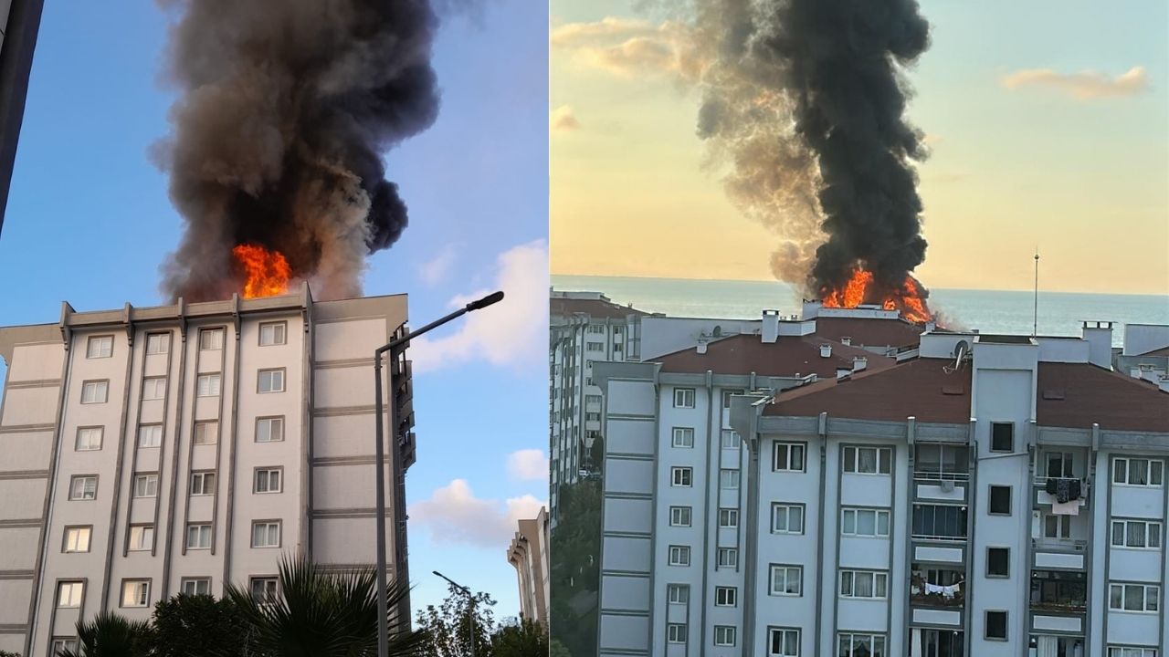 Faciadan Dönüldü! TOKİ’deki Çatı Tamiratı Yangın Çıkardı