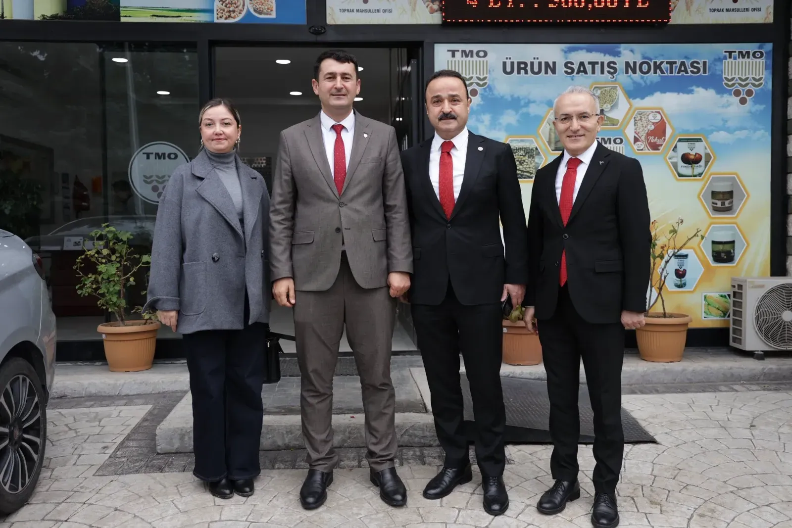 MHP'li Naci Şanlıtürk TMO Ordu’da: Fındık ve Hububat Alımları Görüşüldü