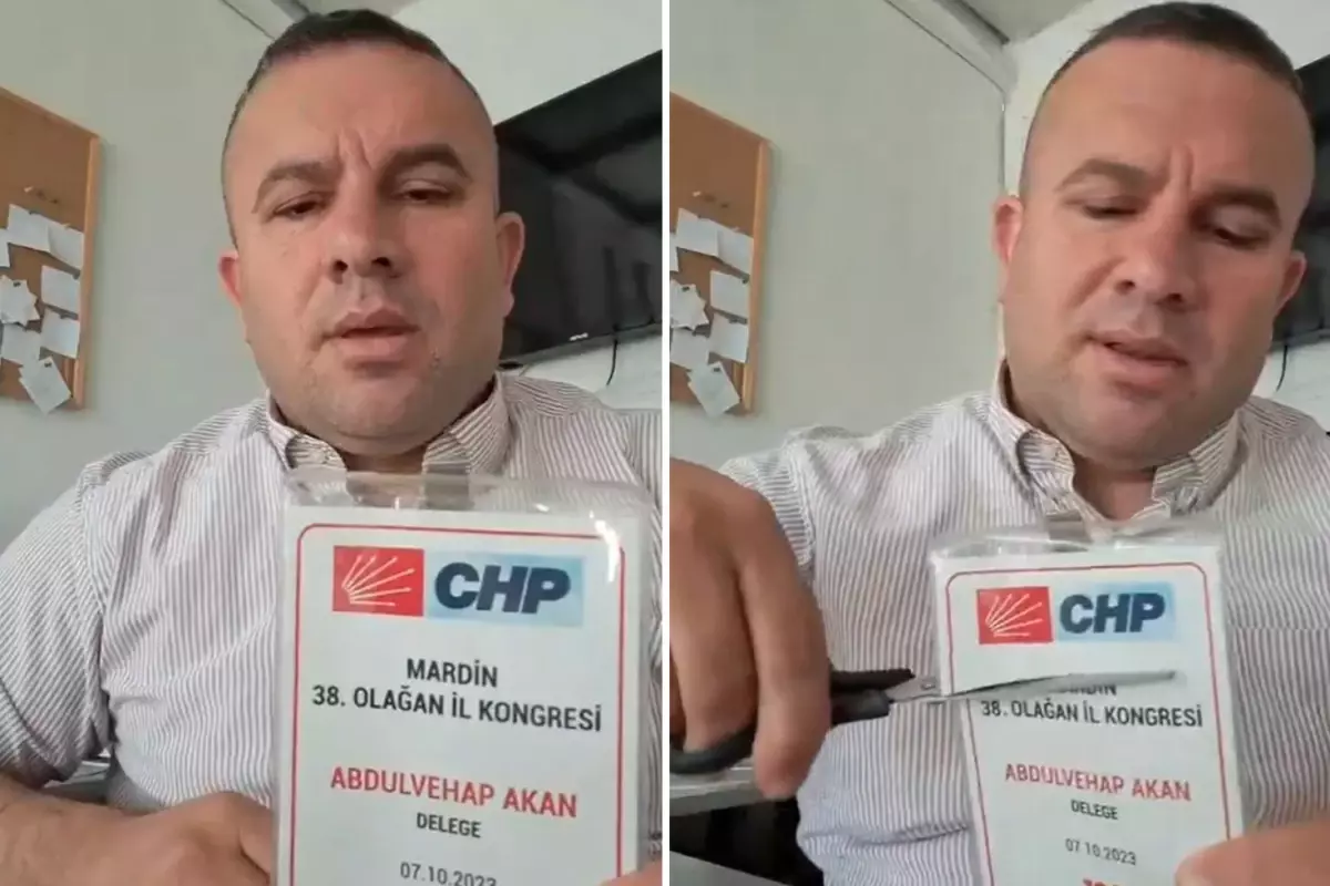 CHP’li Abdulvehap Akan'dan İstifa: “Kürt Halkını Sevmeyen Bizi de Sevmesin”