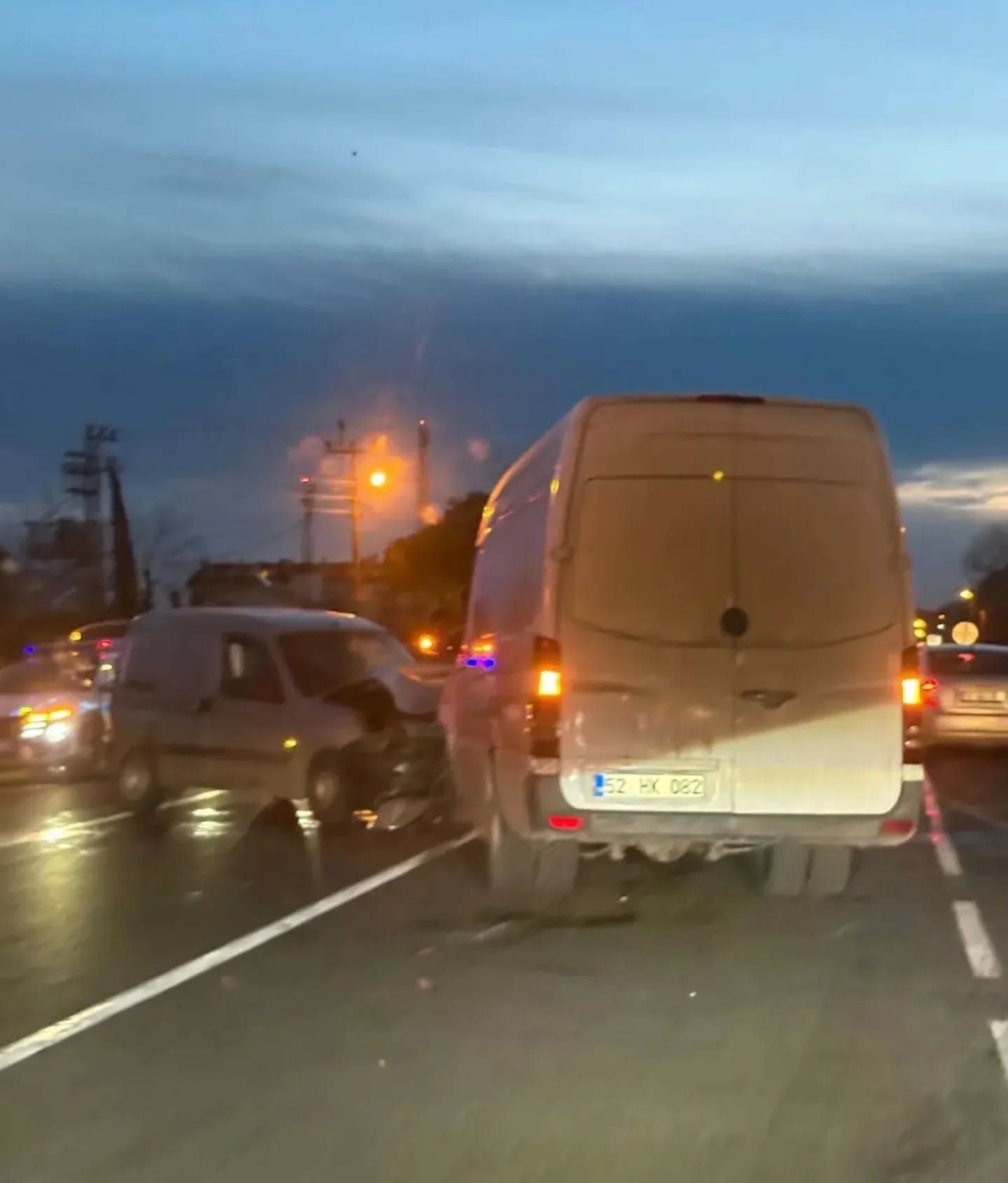 Ordu’da Sabah Trafiğinde Kaza: Araçlarda Maddi Hasar Oluştu