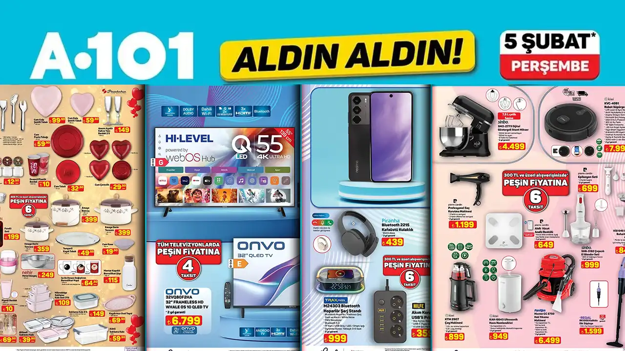 A101 5 Şubat 2026 Aktüel Ürünler Kataloğunda Neler Var?