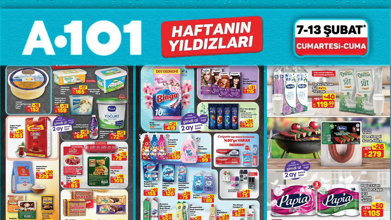 A101 7 :13 Şubat 2026 Aktüel Kataloğu Yayınlandı: Hafta Sonuna Özel Fırsatlar Başladı