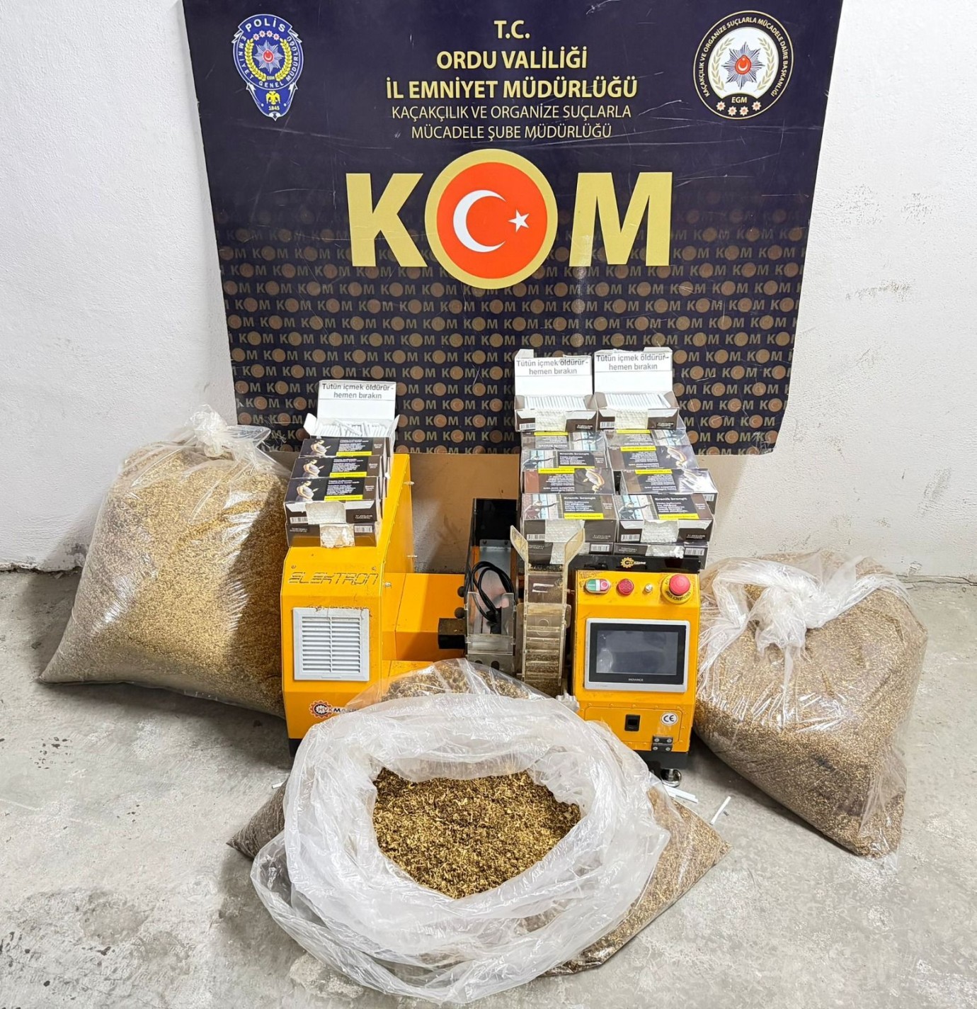 Altınordu’da Kaçak Tütün Operasyonu: 10 Kilo Tütün ve 5 Bin Makaron Ele Geçirildi