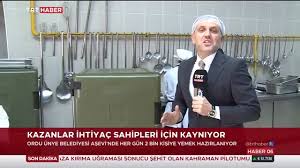 Ünye Belediyesi Aşevi TRT Haber’de Sosyal Belediyecilik Örneği Olarak Yer Aldı