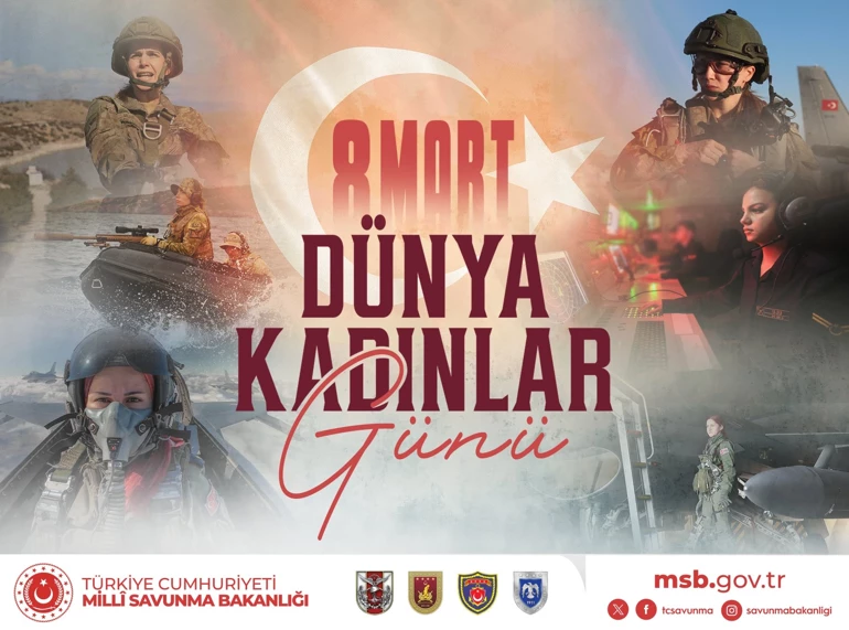 MSB’den 8 Mart Dünya Kadınlar Günü Mesajı