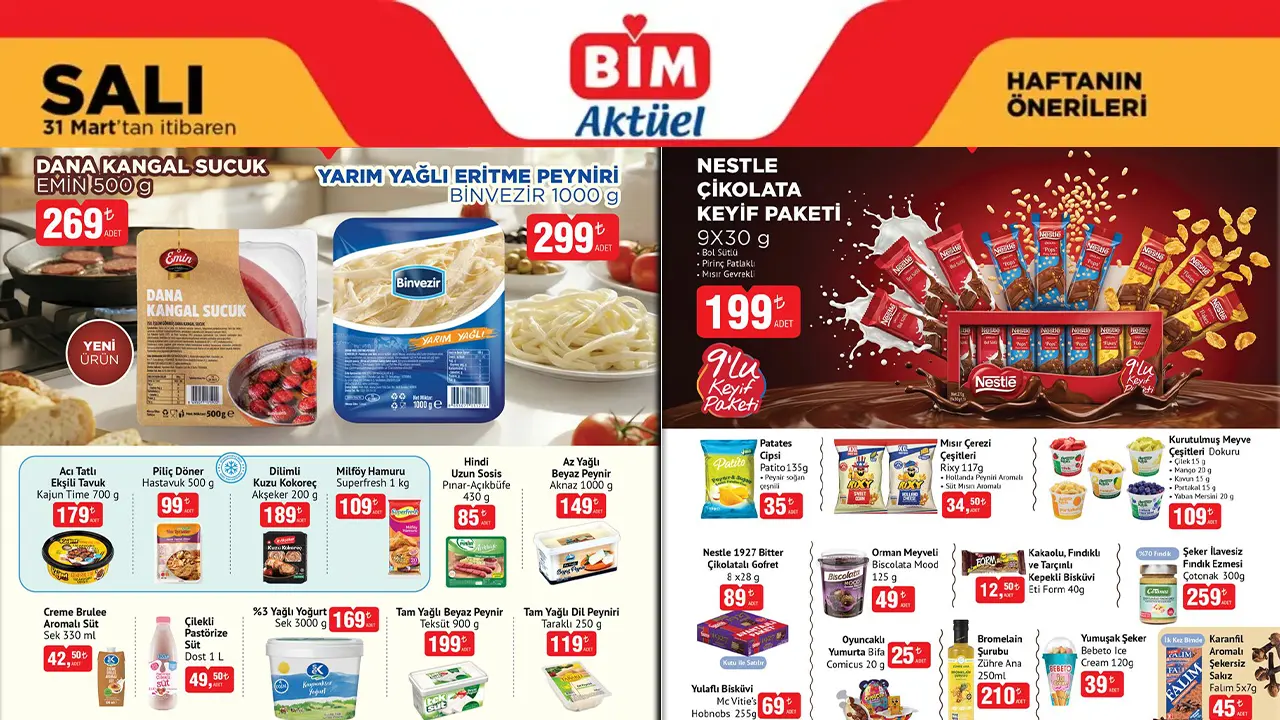 BİM 31 Mart Kataloğunda Neler Var Hangi Ürünler İndirime Girdi