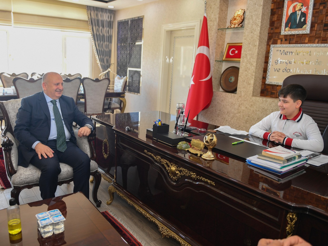 Başkan Tavlı Koltuğu Geleceğin Temsilcisine Devretti