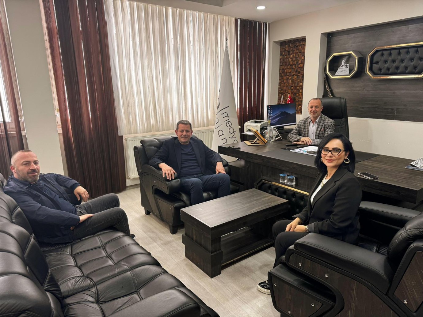 Belediye Başkanından Ajansımıza Ziyaret