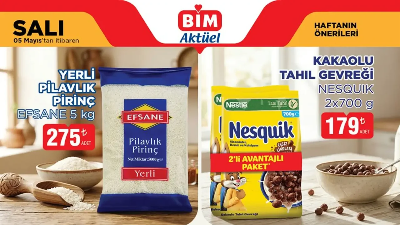 BİM 5 Mayıs 2026 Aktüel Kataloğu Yayımlandı Salı Fırsatları Netleşti