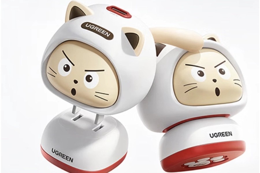 Ugreen X640 Kedi Tasarımlı 45W GaN Şarj Adaptörü Tanıtıldı