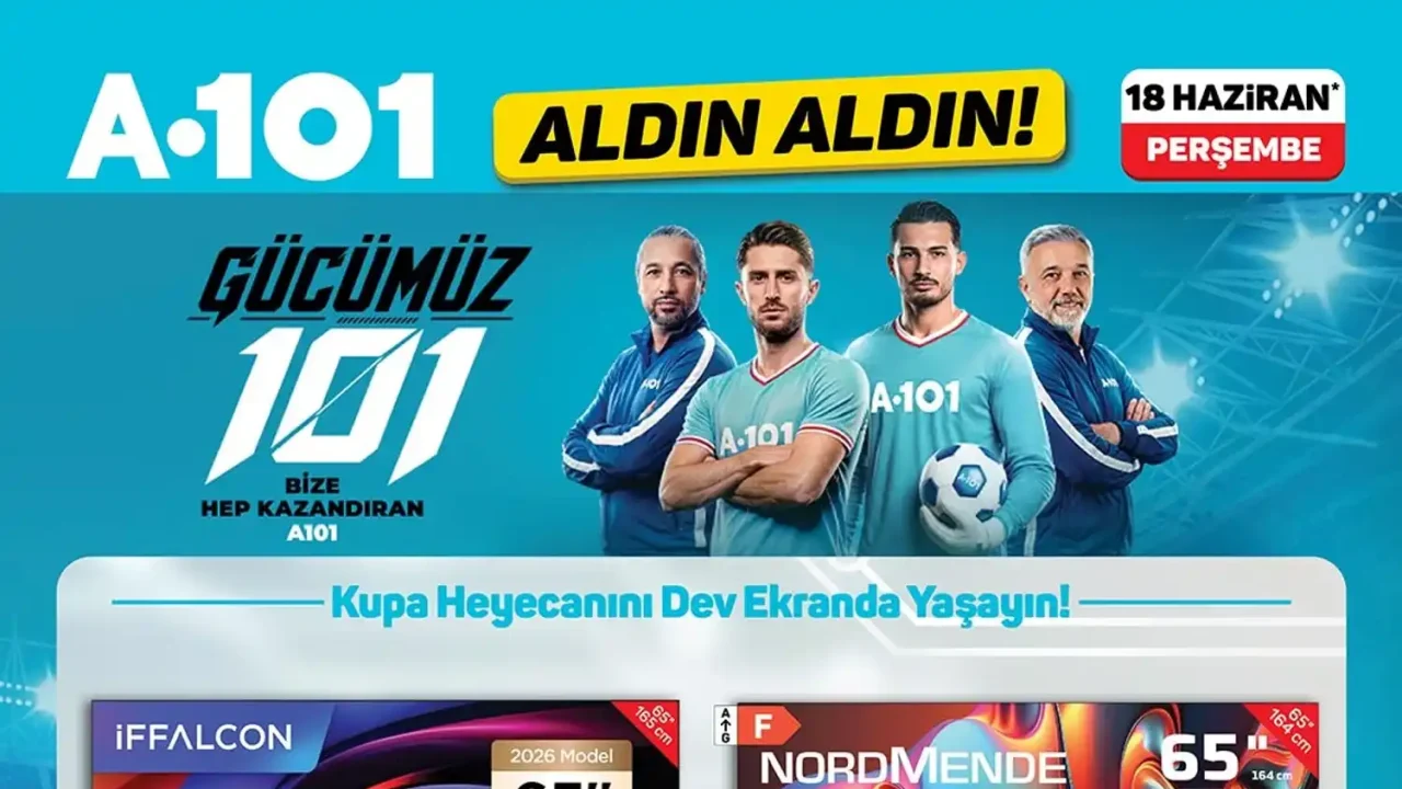 A101 18 Haziran 2026 Aktüel Kataloğu Yayınlandı! Elektronikten Kamp Ürünlerine Yüzlerce İndirim