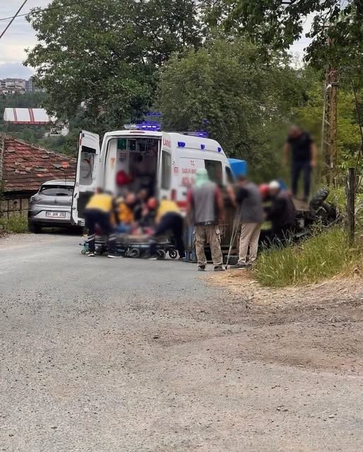 Korgan’da Patpat Kazası: Devrilen Araçta 2 Kişi Yaralandı