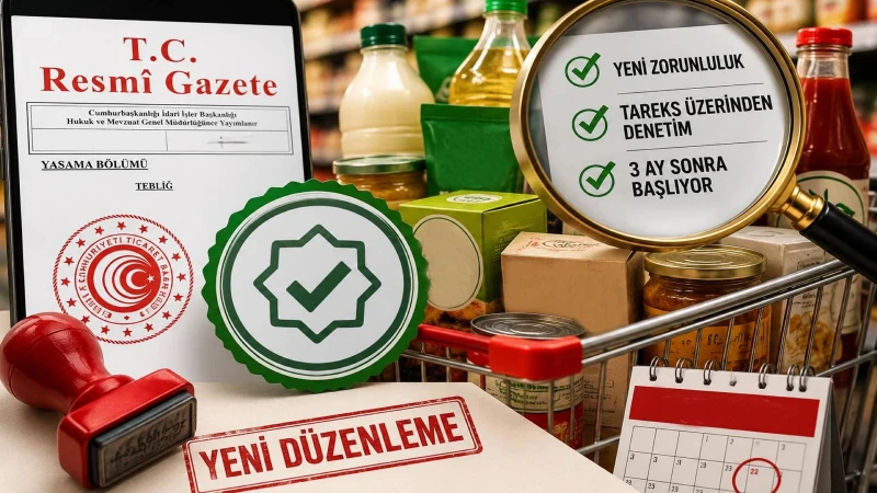Helal Belgeli Ürünlerin İthalatında Yeni Dönem Başlıyor! TAREKS Zorunluluğu Geliyor