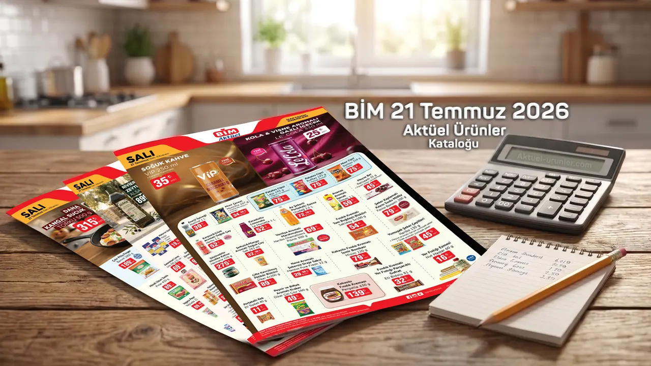 BİM 21 Temmuz 2026 Aktüel Ürünler Kataloğu Yayınlandı: Gıda Ve Şarküteri Ürünlerinde Yeni İndirimler