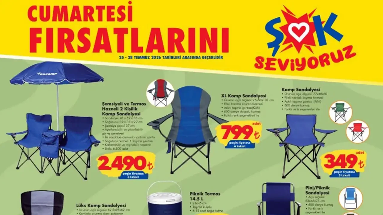 ŞOK 25 Temmuz 2026 Aktüel Ürünler Kataloğu Yayımlandı! Hafta Sonu Fırsatlarında Hangi Ürünler Var?
