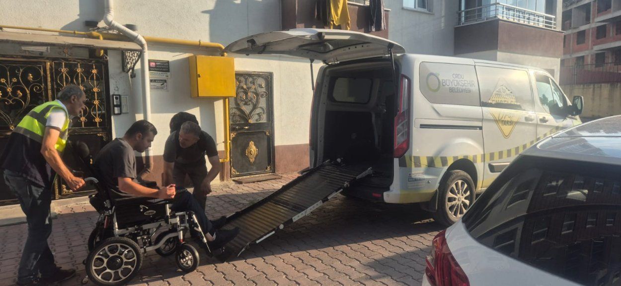 Ordu’da Engelsiz Taksi Hizmeti Ücretsiz Olarak Devam Ediyor