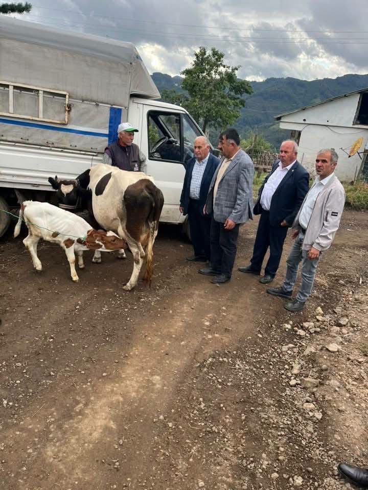 Ordu'da 44 Muhtardan Sel Mağduru Halil Gülay'a Büyük Destek