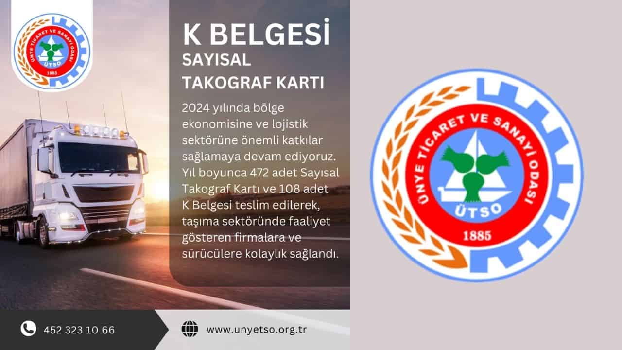 Ünye Ticaret ve Sanayi Odası’ndan 2024 Yılında Örnek Hizmet