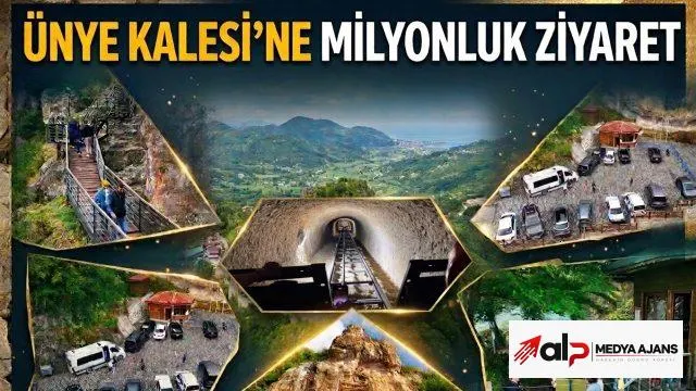 ÜNYE KALESİ’NE MİLYONLUK ZİYARET
